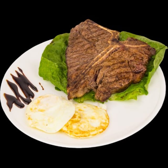 T-Bone Steak & Eggs.