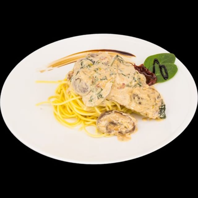 Tuscan Chicken Spaghetti.