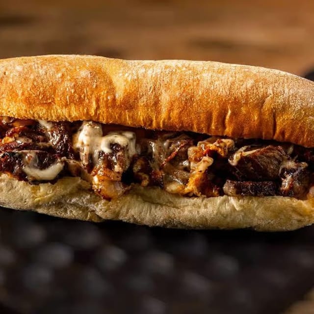 Smoked Brisket Sandwich.